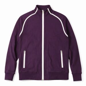 Men Lululemon Track Full Zip Jacket Size Large Eggplant Color